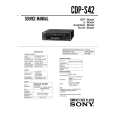 SONY CDP-S42 Service Manual cover photo