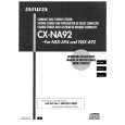 AIWA NSXA92 Owner's Manual cover photo