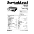 TECHNICS SA-C02 Service Manual cover photo