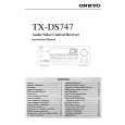 ONKYO TXDS747 Owner's Manual cover photo