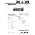 SONY CDXCA705M Service Manual cover photo