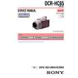 SONY DCRHC65 Service Manual cover photo