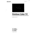 SONY KV-27XBR45 Owner's Manual cover photo
