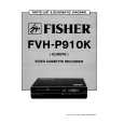 FISHER FVHP910 Service Manual cover photo