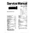 TECHNICS SUVX720 Service Manual cover photo