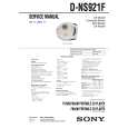 SONY DNS921F Service Manual cover photo