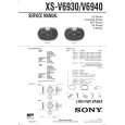 SONY XSV6930 Service Manual cover photo