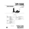 SONY SPPFX880 Service Manual cover photo