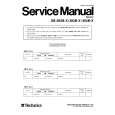 TECHNICS SB-202B-X Service Manual cover photo