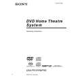 SONY DAVFR1 Owner's Manual cover photo