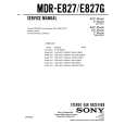 SONY MDR-E827 Service Manual cover photo