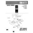 SONY RMV77 Service Manual cover photo