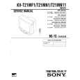 SONY KVT21MF1 Service Manual cover photo