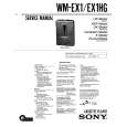 SONY WMEX1/HG Service Manual cover photo