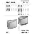SONY KV21X5A Service Manual cover photo