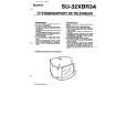 SONY SU32XBR3A Owner's Manual cover photo