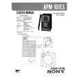 SONY APM101ES Service Manual cover photo