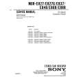 SONY MDR-E837 Service Manual cover photo