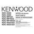 KENWOOD KDCMPV6022 Owner's Manual cover photo