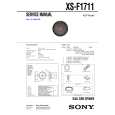 SONY XSF1711 Service Manual cover photo