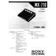 SONY MX-710 Service Manual cover photo