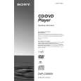 SONY DVP-CX985V Owner's Manual cover photo