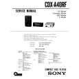 SONY CDXA40RF Service Manual cover photo