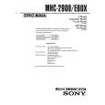 SONY MHC-E60X Service Manual cover photo