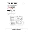 TEAC US-224 Owner's Manual cover photo