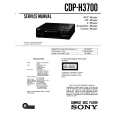 SONY CDPH3700 Service Manual cover photo