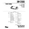 SONY XM-C1000 Service Manual cover photo