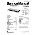TECHNICS STZ450 Service Manual cover photo