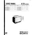 SONY KVA2541A Service Manual cover photo