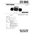SONY CFS-904S Service Manual cover photo