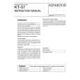 KENWOOD KT-57 Owner's Manual cover photo