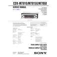 SONY CDXM7810 Service Manual cover photo