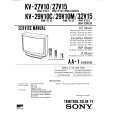 SONY KV27V10 Service Manual cover photo