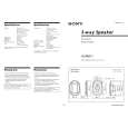 SONY XS-R6911 Owner's Manual cover photo