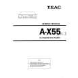 TEAC A-X55 Service Manual cover photo