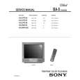 SONY KV25FV12 Service Manual cover photo