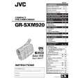 JVC GR-SXM920U Owner's Manual cover photo
