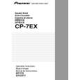 PIONEER CP-7EX/XTW1/E Owner's Manual cover photo
