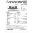 TECHNICS SAEH60 Service Manual cover photo