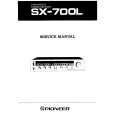 PIONEER SX700L Service Manual cover photo