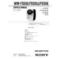 SONY WMFS555 Service Manual cover photo