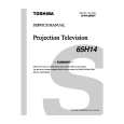 TOSHIBA 65H14 Service Manual cover photo