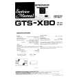 PIONEER GTSX80 Service Manual cover photo