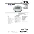 SONY DEJ785 Service Manual cover photo