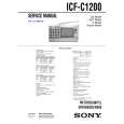SONY ICFC1200 Service Manual cover photo
