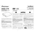 PIONEER DVD-116/KB Owner's Manual cover photo